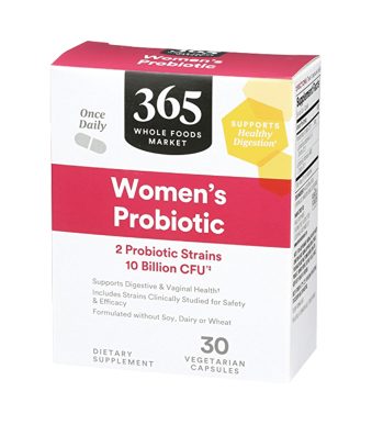 365女性益生菌100亿CFU，30粒素食胶囊